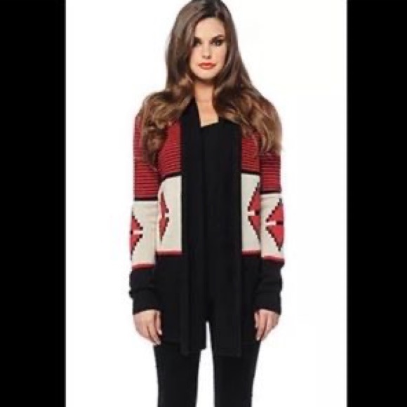 BB Dakota Southwest Aztec Cardigan Sweater - Picture 3 of 6